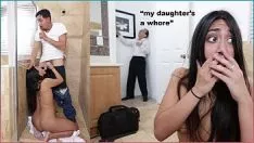 Play This sexy brunette wants to be fucked by a horny guy at his house