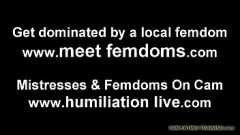 Redare Sesiune BDSM Femdom: Stăpâna forțează să mănânce sperma POV