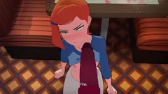 Abspielen 3D-Hentai-Animation: Ben10 und Gwen Tennysons explizite Begegnung