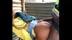 Play Black Messiah's Wet Pussy Fucking Outside